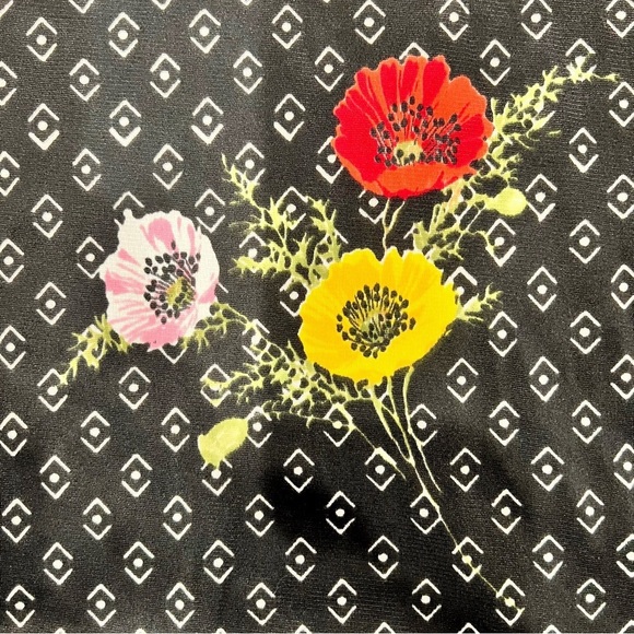 Vintage 60’s 70’s Retro Puffy Long Sleeve Floral Daisy Maxi Dress - Picture 7 of 7